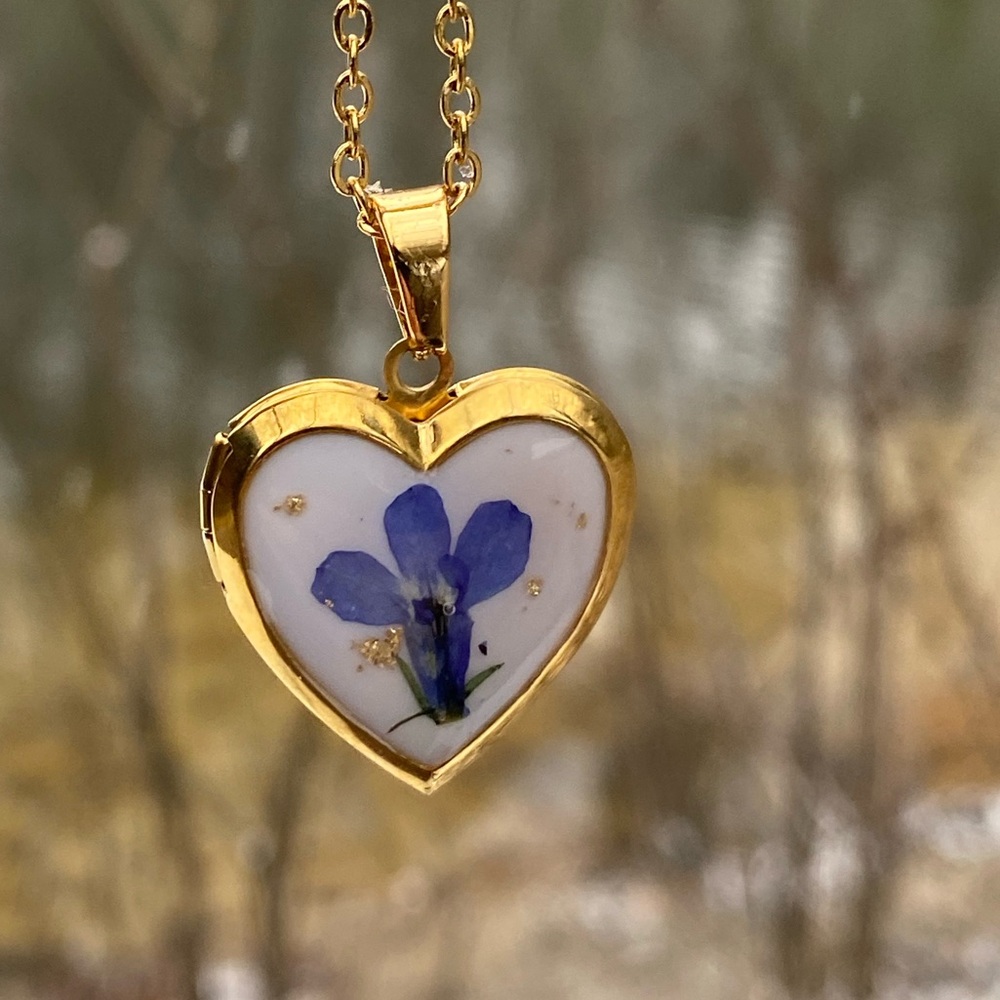 Pressed Flower Locket